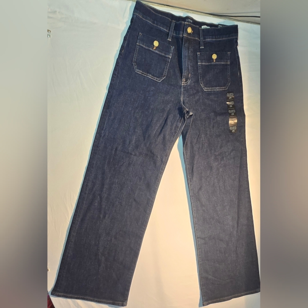 J-crew Women full Length Slim Wide-leg PREMIUM EDITION‎ NEW WITH TAGS